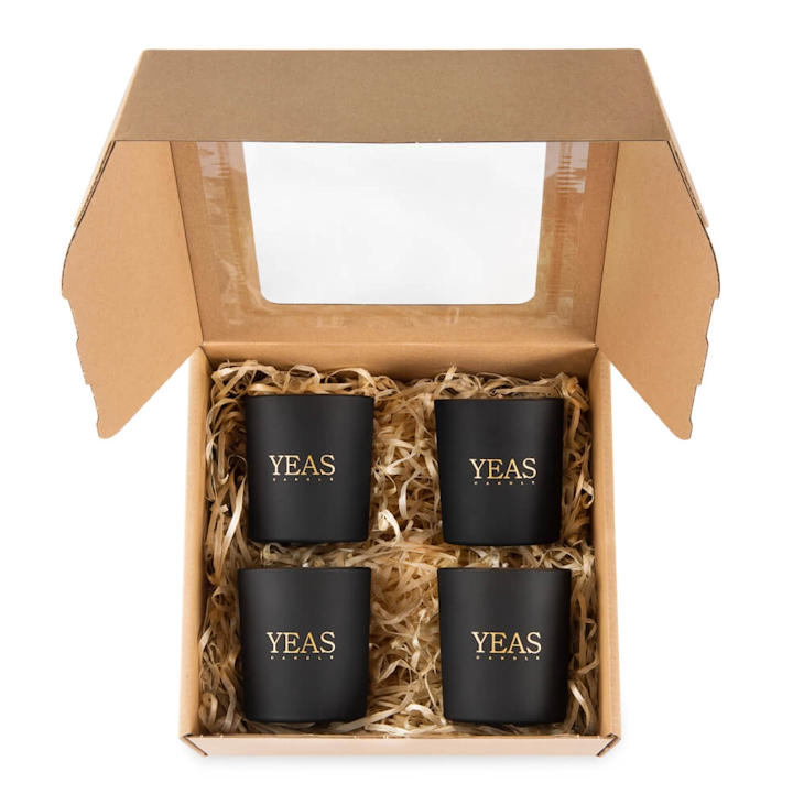 świece sojowe yeas w pudełku prezentowym