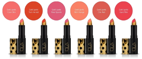 DLA Gold Lipstick Special Kit - paleta