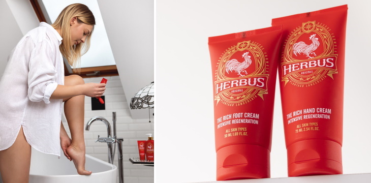 The Rich Hand Cream & The Rich Foot Cream od marki Herbus.