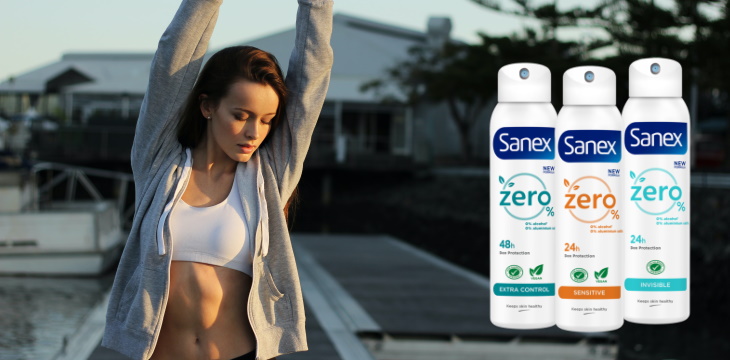 Sanex Zero% to łagodna pielęgnacja skóry z minimalną ilością składników.