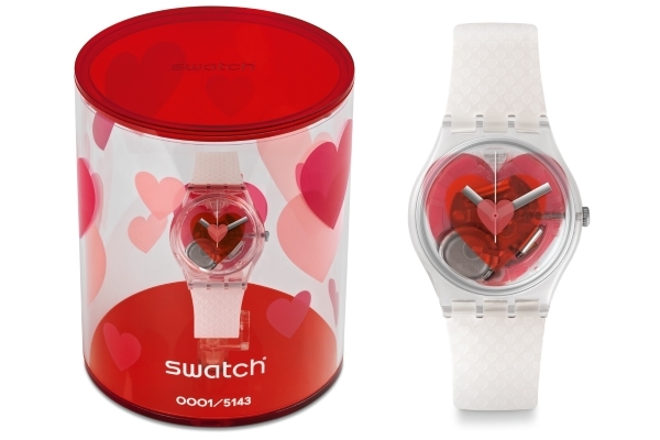 Walentynkowy zegarek Swatch