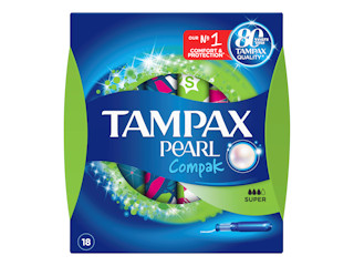 Baw się latem tak, jak lubisz! Dyskretna ochrona z Tampax Compak Pearl.