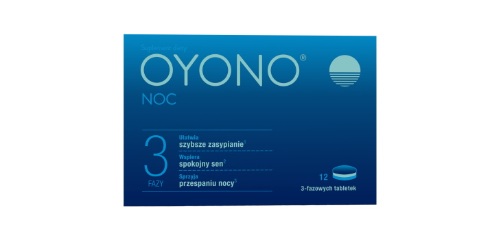 Nowość: trójfazowy preparat na zdrowy sen OYONO® NOC.