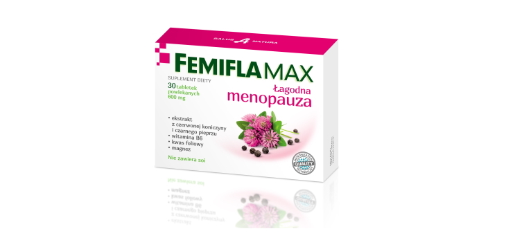 Femiflamax - sposón na menopauzę.