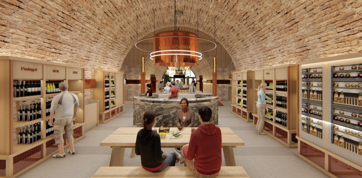 Food Hall Browary - ciekawa koncepcja i artyzm przestrzeni.