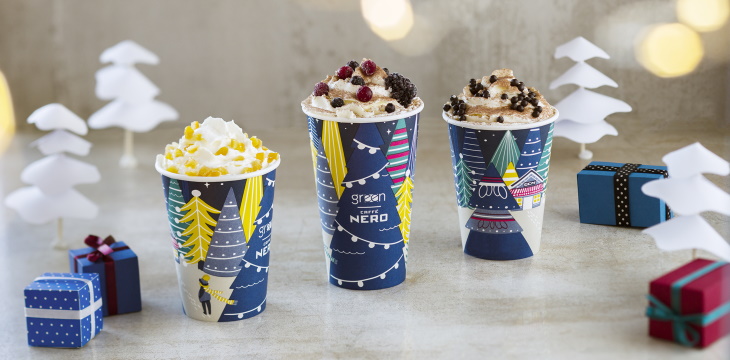 Zimowa oferta w Green Caffè Nero już dostępna! Wybierz ulubiony smak.