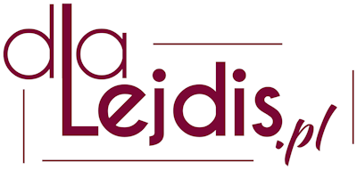 Logo dlaLejdis.pl w formie baneru górnego