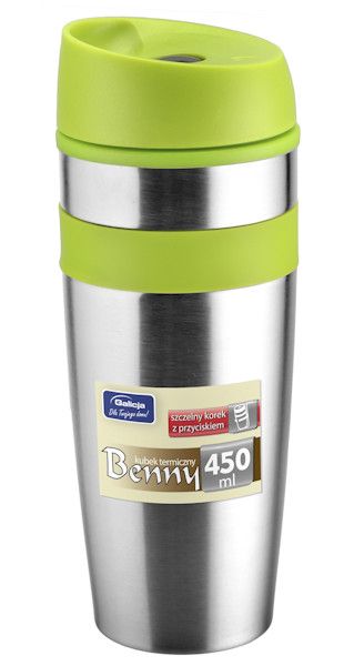 Kubek termiczny BENNY 450ml art 9502 ziel