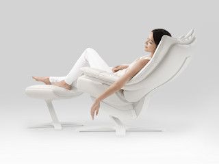 Innowacyjny fotel Natuzzi Re-Vive z włoskim szykiem.