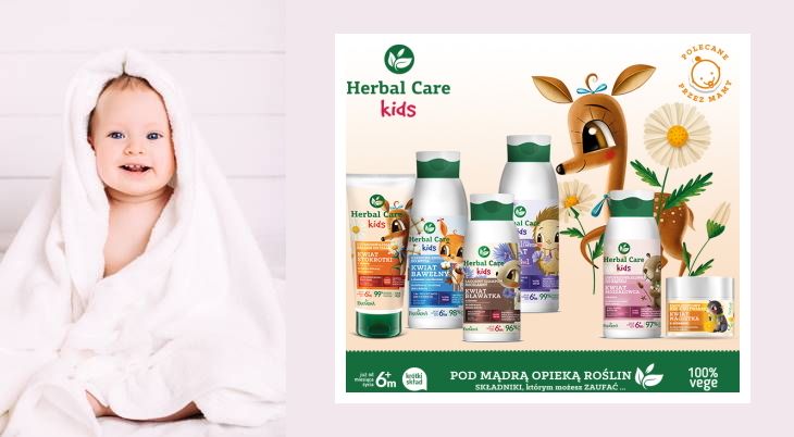 Kosmetyki Herbal Care KIDS - ukoi Cię naturalna moc roślin i ziół.