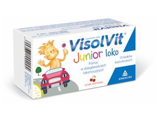 Suplement diety VisolVit Junior loko na problemy lokomocyjne u dzieci.