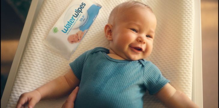 WaterWipes™ chusteczki dla niemowląt z certyfikatem Przyjazne dla mikrobiomu