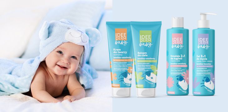 IDEE DERM BABY - kosmetyki stworzone dla Twojego dziecka.