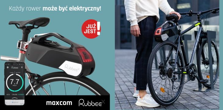 Napęd elektryczny Rubbee X - Twój rower nabierze mocy.