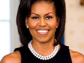 Pierwsza dama Michelle Obama.