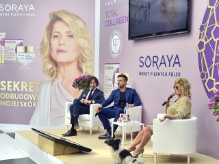 Ewa Kasprzyk ambasadorką linii Soraya Total Collagen.