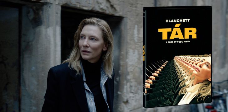 Nowość wydawnicza DVD "TÁR" Charyzmatyczna Cate Blanchett w roli wybitnej dyrygentki już wkrótce na DVD!