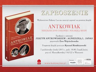 Spotkanie autorskie z Jerzym Antkowiakiem w Warszawie.