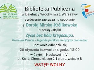 Spotkanie autorskie z Dorotą Mirską-Królikowską w Warszawie.