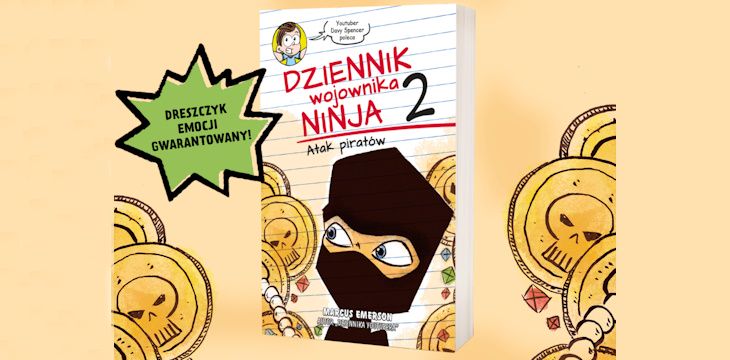 Recenzja książki „Dziennik wojownika ninja 2. Atak piratów”.