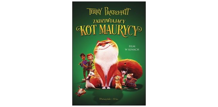 Nowość wydawnicza "Zadziwiający kot Maurycy" Terry Pratchett