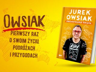 Nowość wydawnicza "Obgadywanie świata" Jerzy Owsiak.