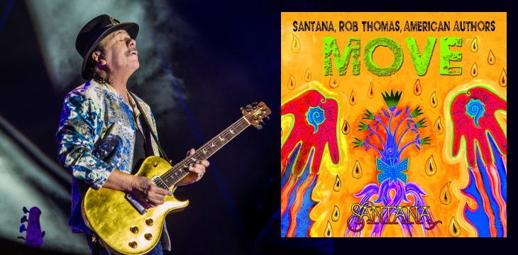 Carlos Santana prezentuje nowy singiel "Move" z nadchodzącego, pełnego gwiazd albumu "Blessings and Miracles”.