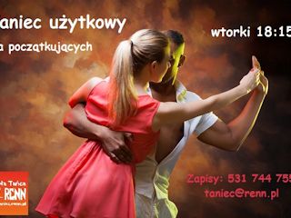 Taniec użytkowy dla początkujących w Szkole Tanca Renn we Wrocławiu.
