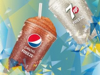 Pepsi Freeze i 7UP Freeze w KFC i Burger King.