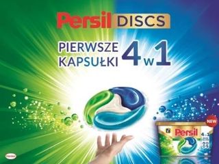 Persil Discs - kapsułki do prania z 4 komorami.