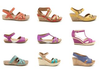 Kolekcja sandałów Clarks na lato 2014.