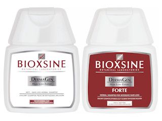 Mini szampony do włosów Bioxsine.
