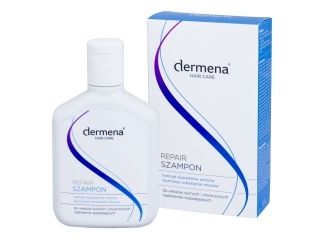 SZAMPON dermena® REPAIR na osłabione i wypadające włosy.