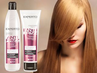 EXPERTO Professional ANTI FRIZZ - specjalistyczna pielęgnacja włosów puszących się i matowych.