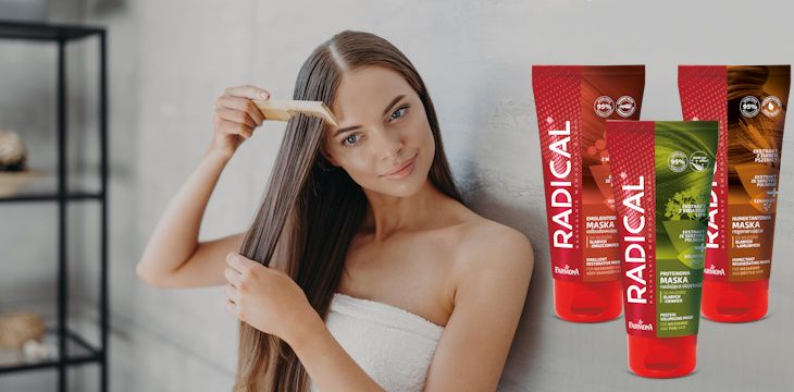 Pielęgnacja włosów z kosmetykami Radical.