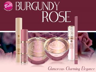 Nowa seria kosmetyków od Bell - Burgundy Rose.