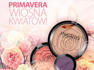 Primavera! Wiosna kwiatów w makijażu od Ingrid Cosmetics.