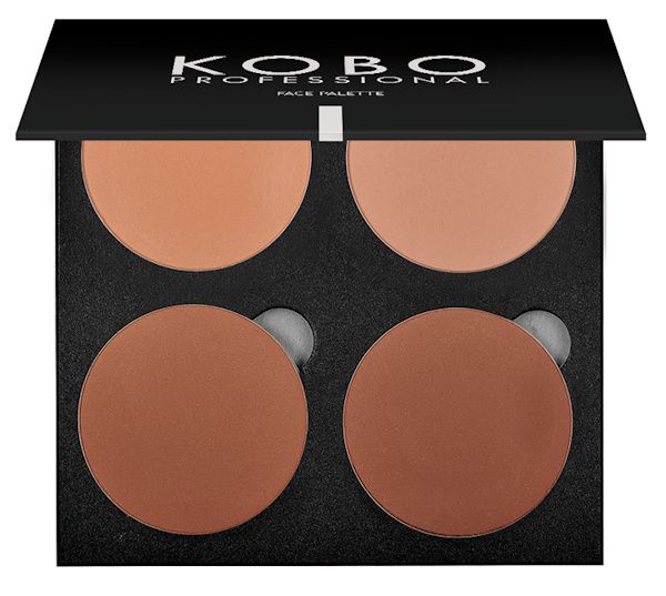 KOBO PROFESSIONAL MINERAL SERIES 4X FACE PALETTE 09 NATURAL GLOW