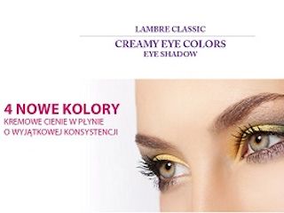 Creamy Eye Colors – cztery nowe kolory kremowych cieni do powiek LAMBRE.