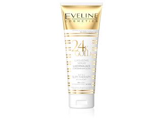 Luksusowe serum ujędrniające z drobinkami złota z serii 24K GOLD Eveline Cosmetics.