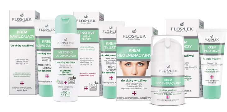 Kosmetyki pielęgnacyjne Floslek Pharma.