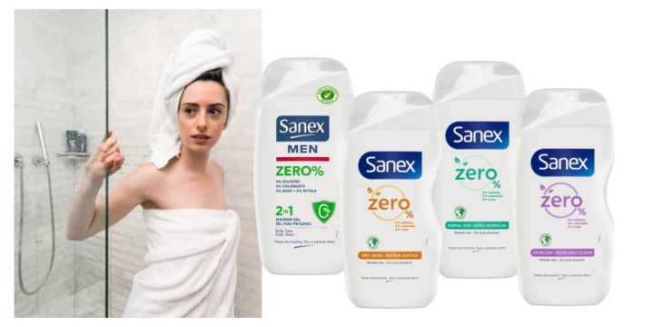 Linia produktów Sanex Zero%.