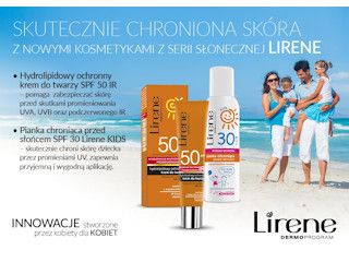 Skutecznie chroniona skóra z nowymi kosmetykami z serii słonecznej Lirene.