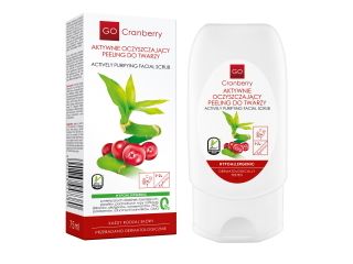 GoCranberry – Aktywnie oczyszczający peeling do twarzy od NOVA Kosmetyki .