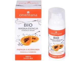 Nowość od Orientany Bio maska - esencja papaja & kurkuma