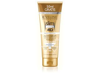 Złote serum wyszczuplająco-modelujące Slim Extreme 4D Eveline Cosmetics.