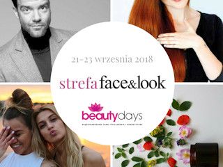 Strefa Face&Look na targach Beauty Days w halach Ptak Warsaw Expo.