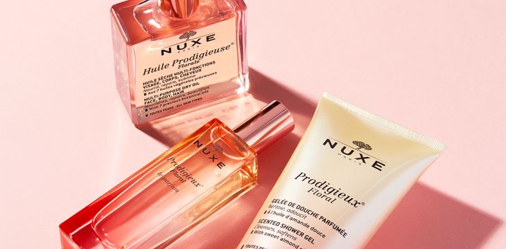 Nowości od NUXE - Prodigieux® Floral le Parfum oraz zmysłowy żel pod prysznic.