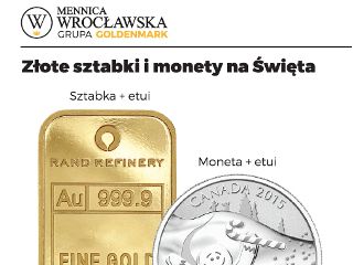 Prezenty z metali szlachetnych od Mennicy Wrocławskiej.
