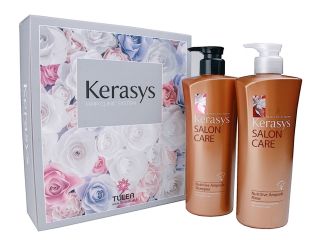 Wybierz zestaw do pielęgnacji włosów Kerasys Salon lub Kerasys Perfume.